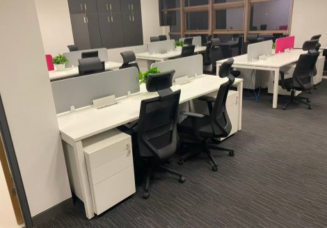 卡尤迪生物-办公室家具定制案例项目实景图