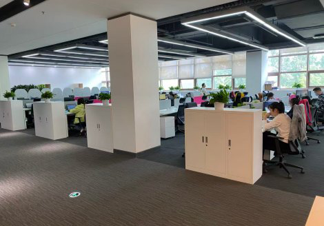 卡尤迪生物-办公室家具定制案例项目实景