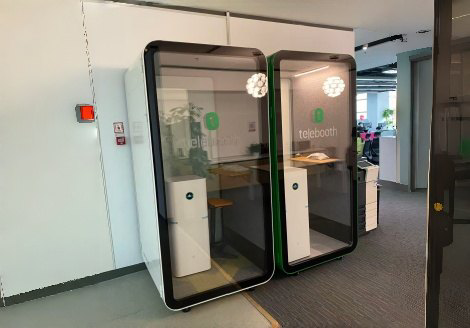 卡尤迪生物-办公室家具定制案例项目实景图