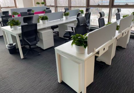 卡尤迪生物-办公室家具定制案例项目实景图